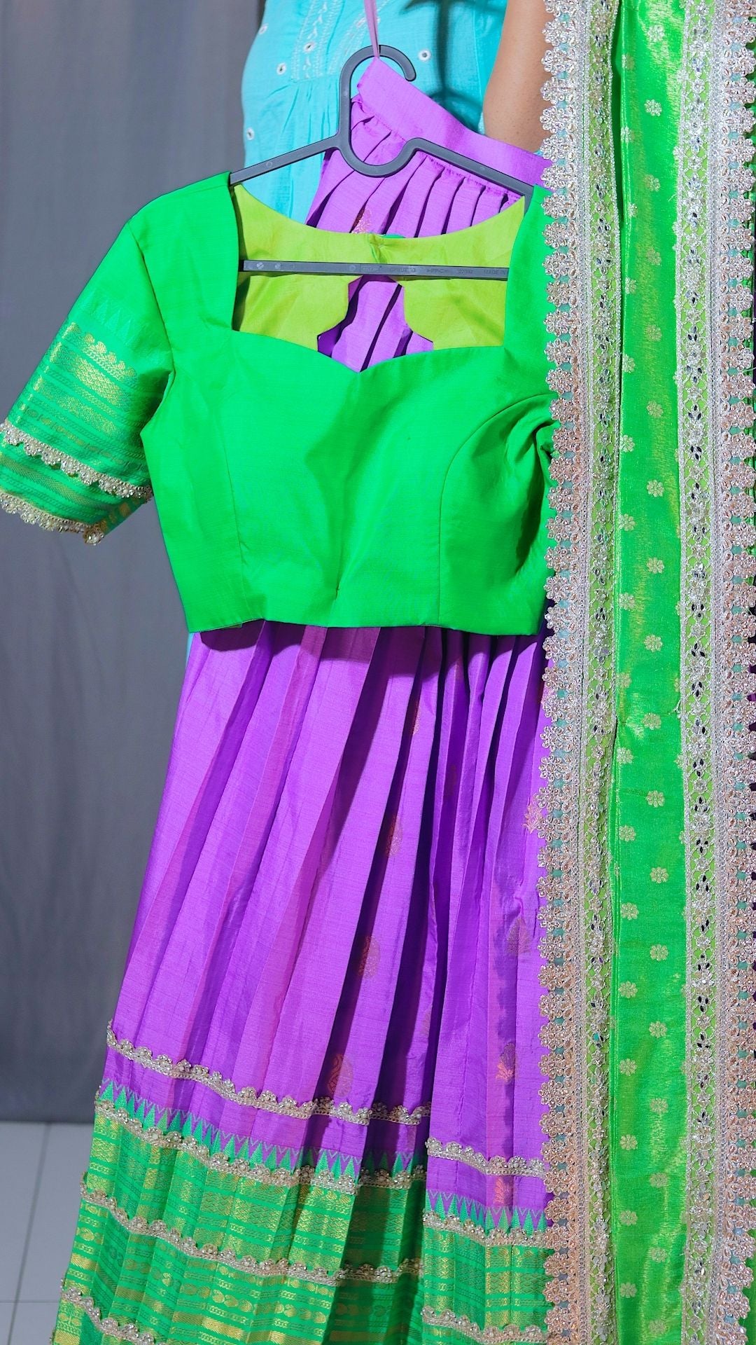Premium Pattu Ready-Wear Half Saree