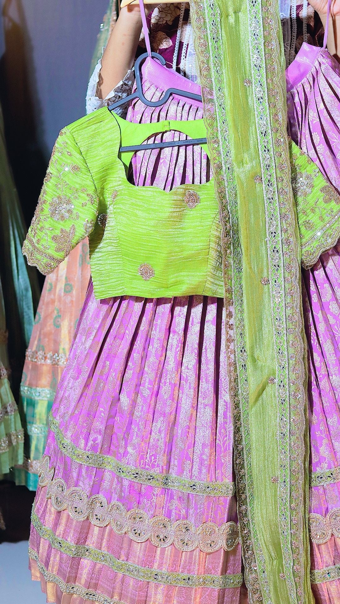 Premium Pattu Ready-Wear Half Saree