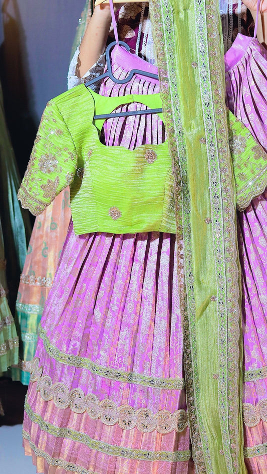 Premium Pattu Ready-Wear Half Saree