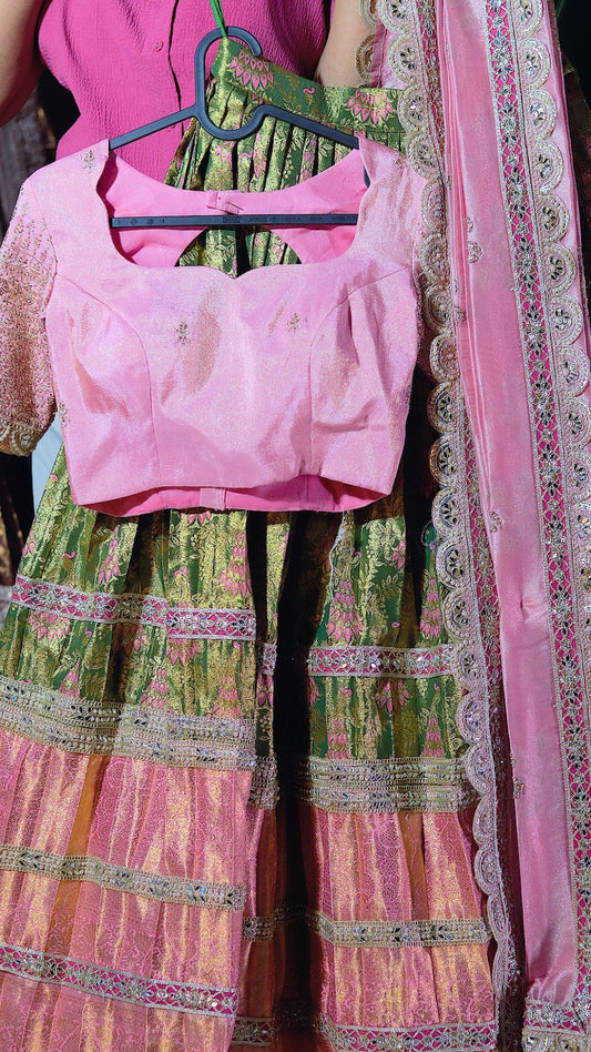 Premium Pattu Ready-Wear Half Saree
