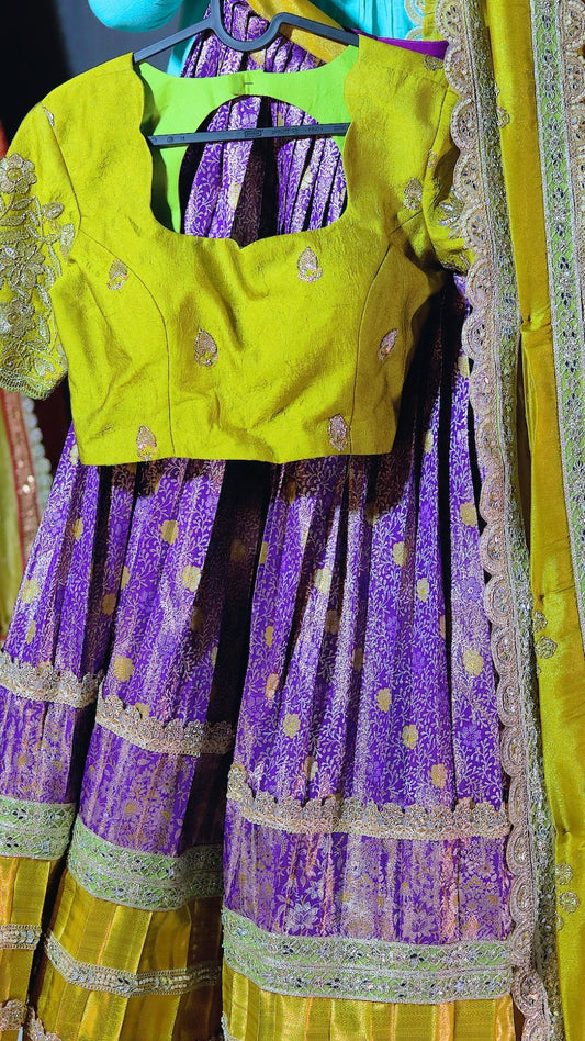 Premium Pattu Ready-Wear Half Saree
