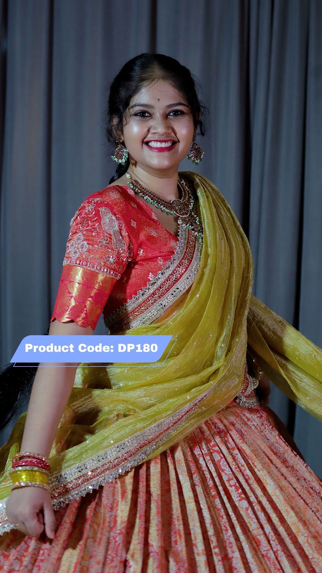 Premium Pattu Ready-Wear Half Saree