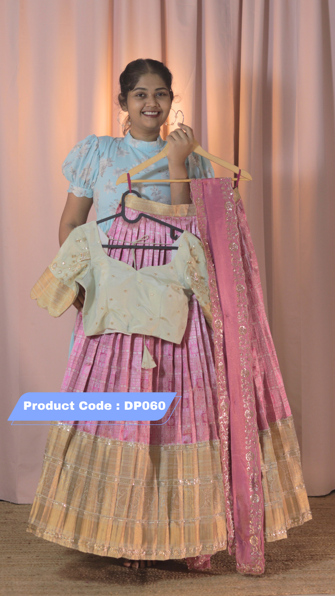 Premium Pattu Ready-Wear Half Saree ( Restock )