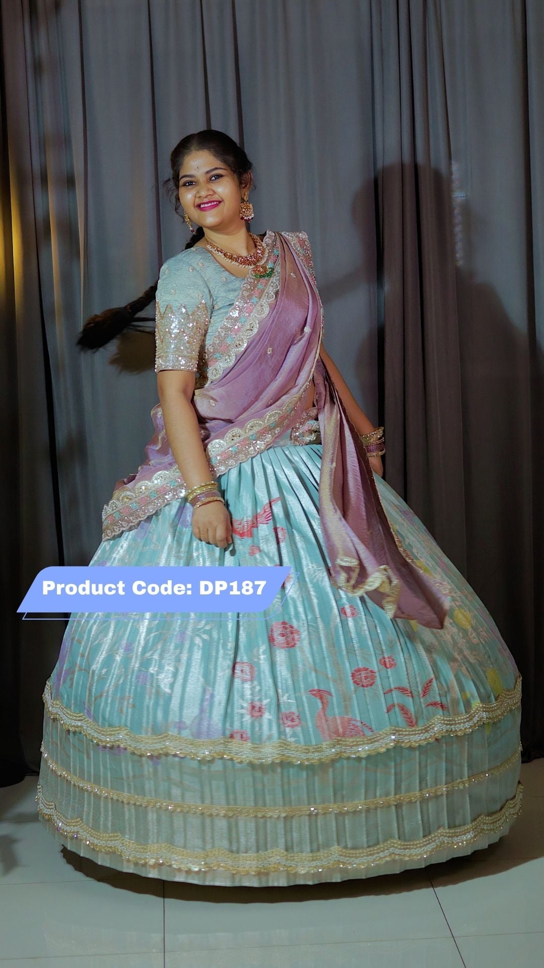 Premium Pattu Ready-Wear Half Saree