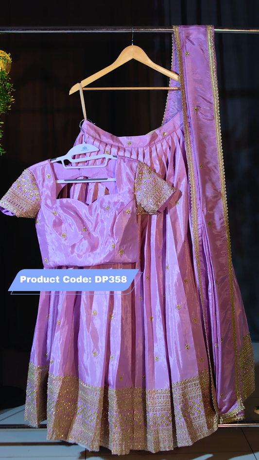 DP358 - Designer Half saree - Customization