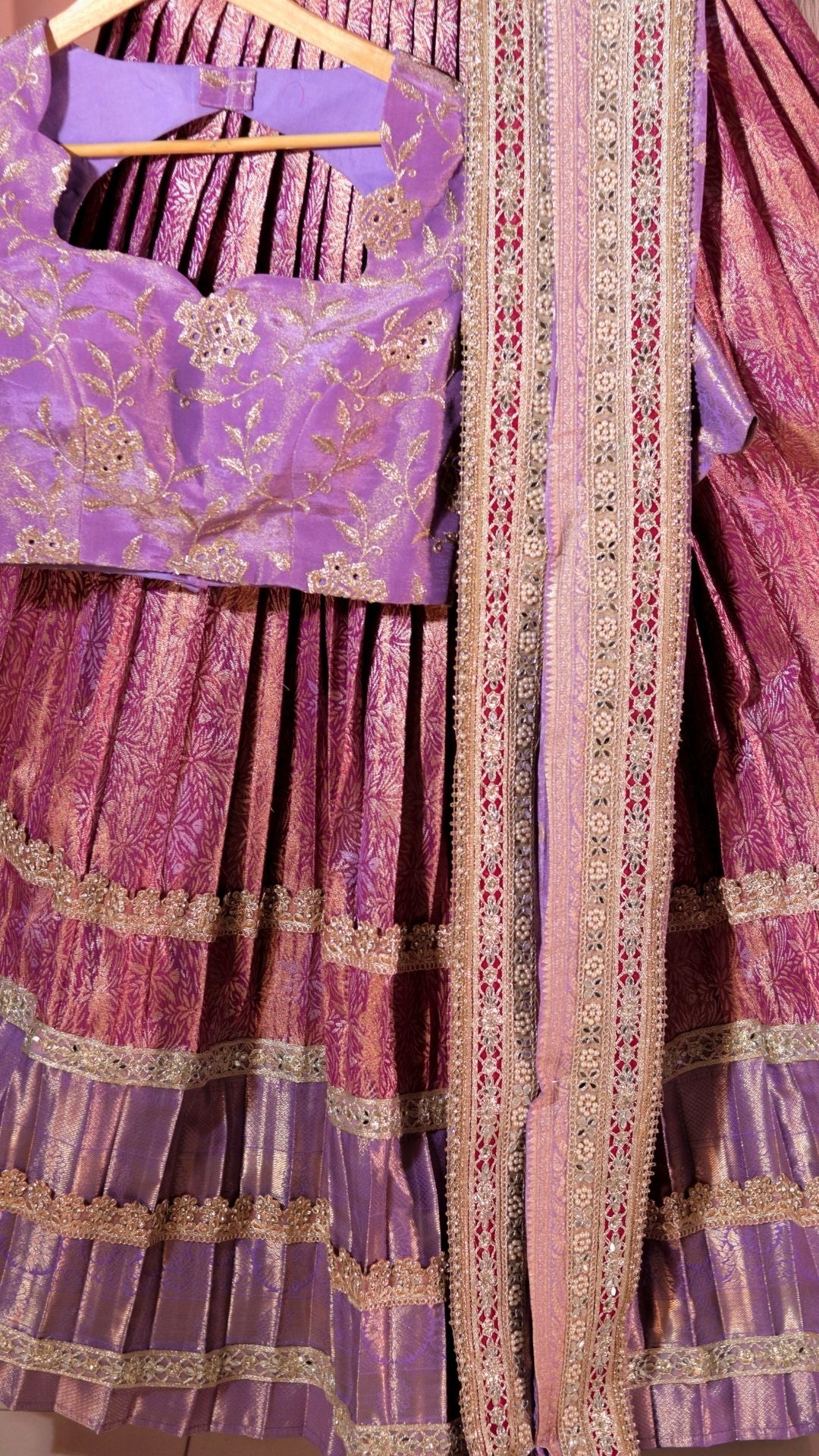 Premium Pattu Ready-Wear Half Saree