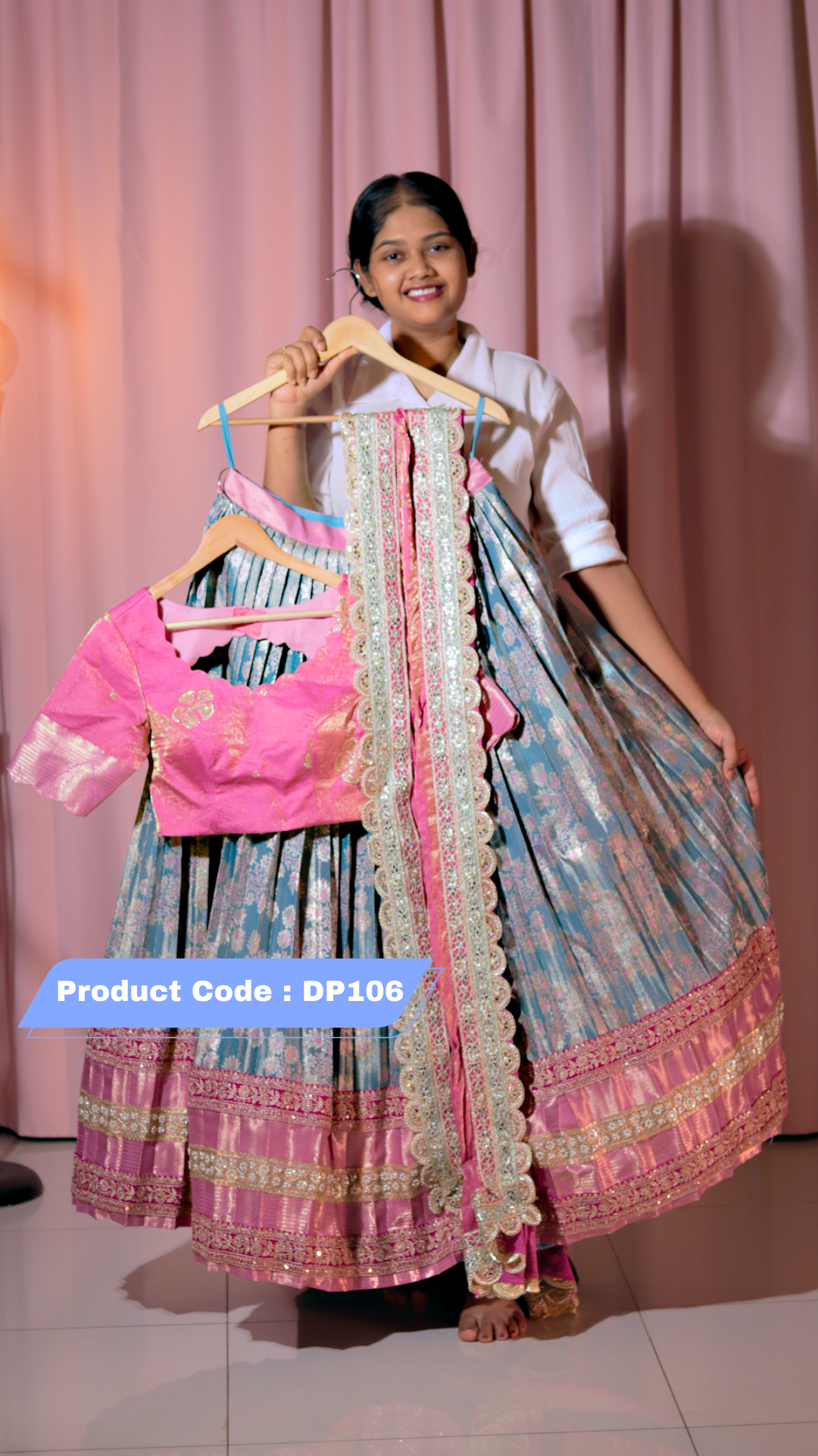 Premium Pattu Ready-Wear Half Saree