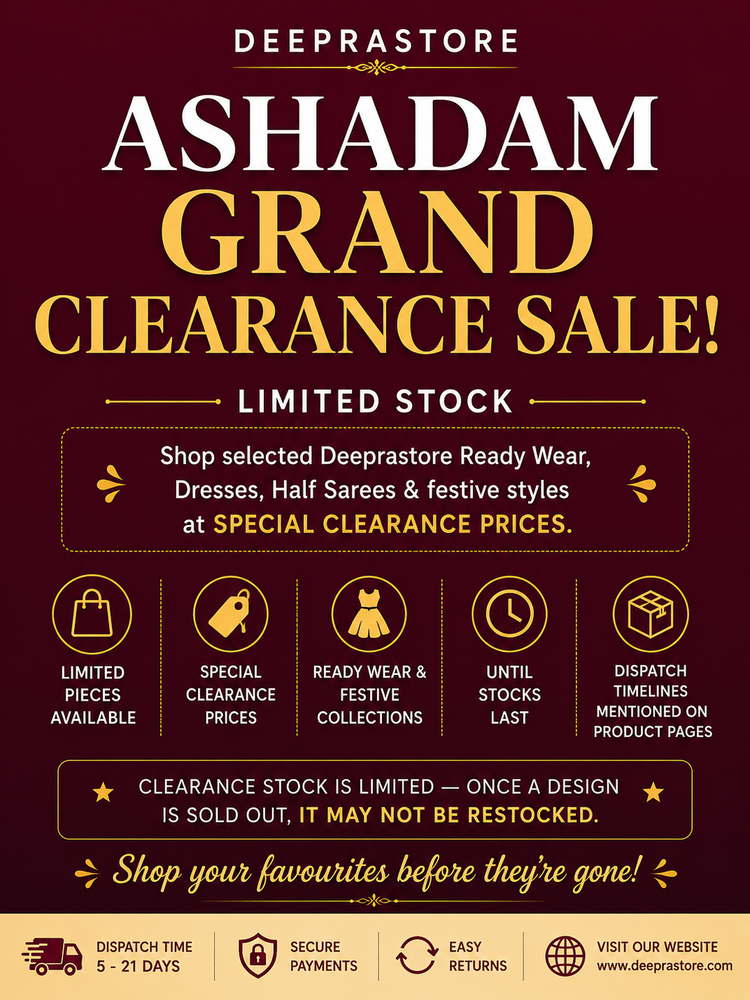 Ashadam Grand Clearance Sale | Limited Stock