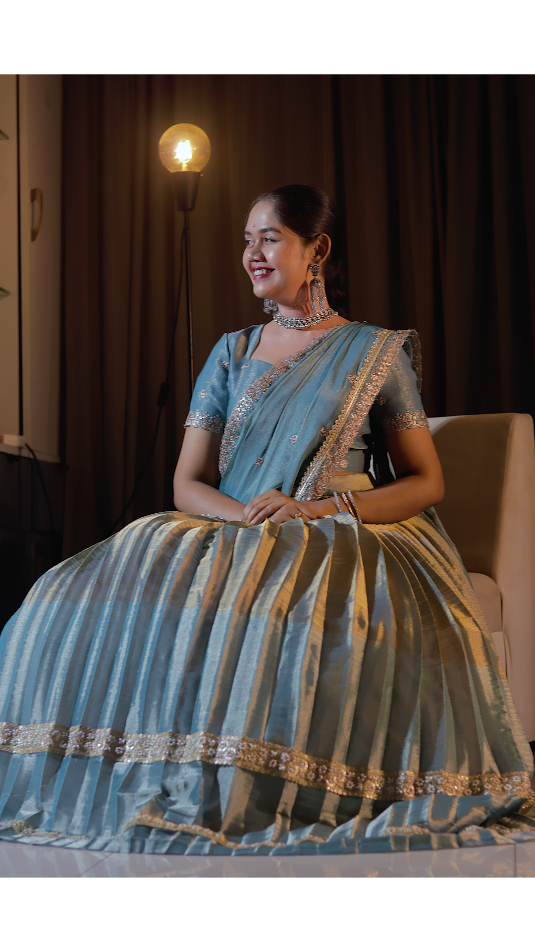DP356 - Designer Half saree - Customization