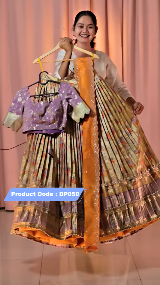 Premium Pattu Ready-Wear Half Saree