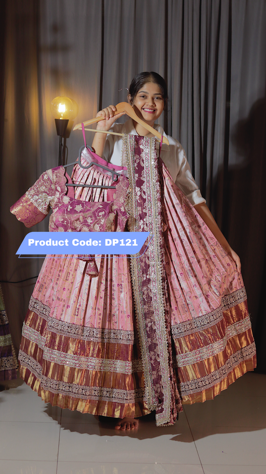 Premium Pattu Ready-Wear Half Saree