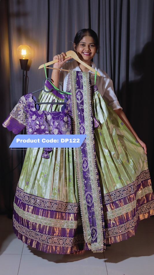 Premium Pattu Ready-Wear Half Saree