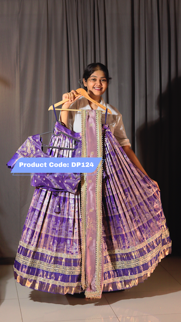 Premium Pattu Ready-Wear Half Saree