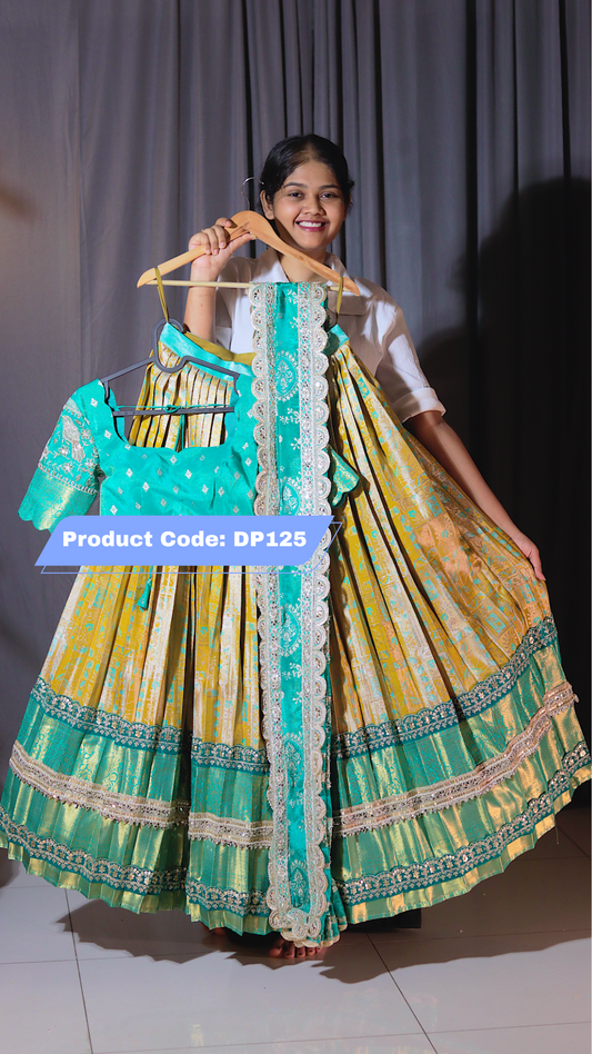 Premium Pattu Ready-Wear Half Saree