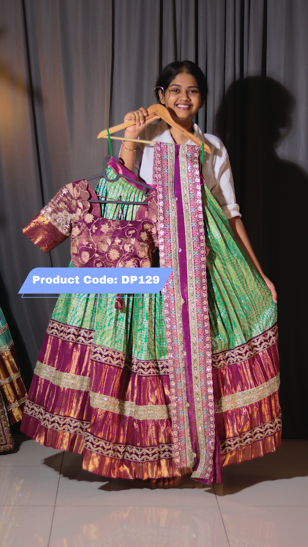 Premium Pattu Ready-Wear Half Saree