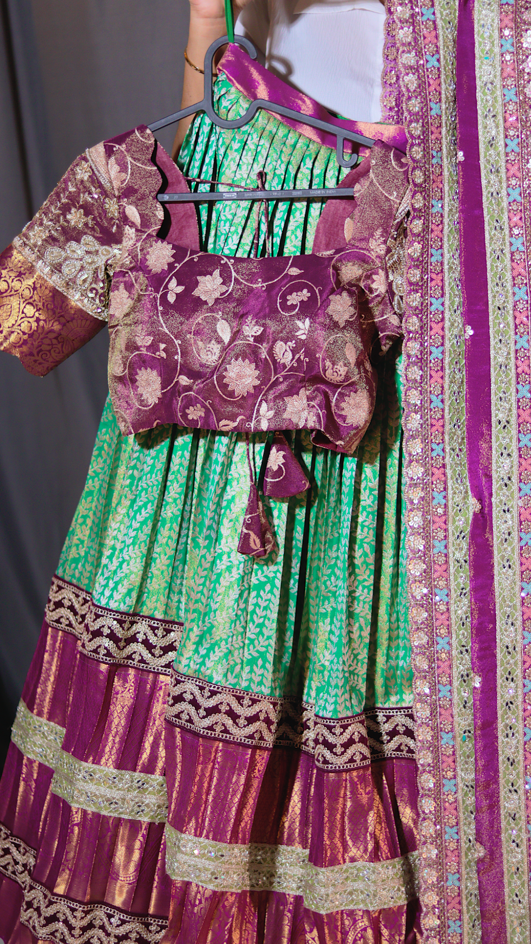 Premium Pattu Ready-Wear Half Saree