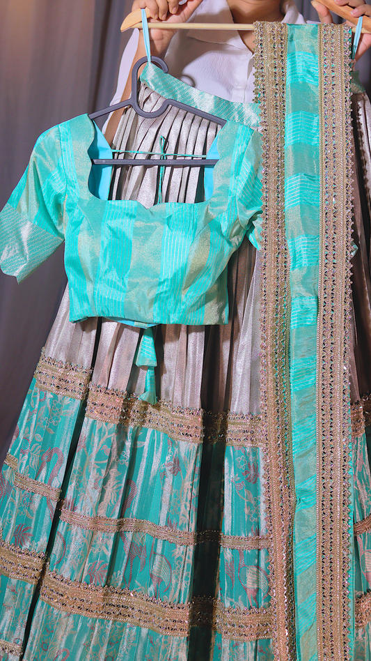 Premium Pattu Ready-Wear Half Saree