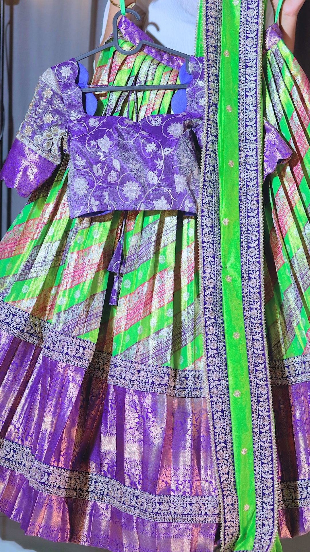 Premium Pattu Ready-Wear Half Saree