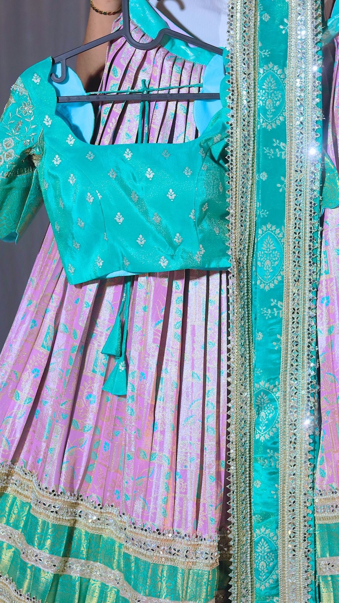 Premium Pattu Ready-Wear Half Saree