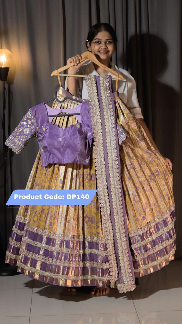 Premium Pattu Ready-Wear Half Saree