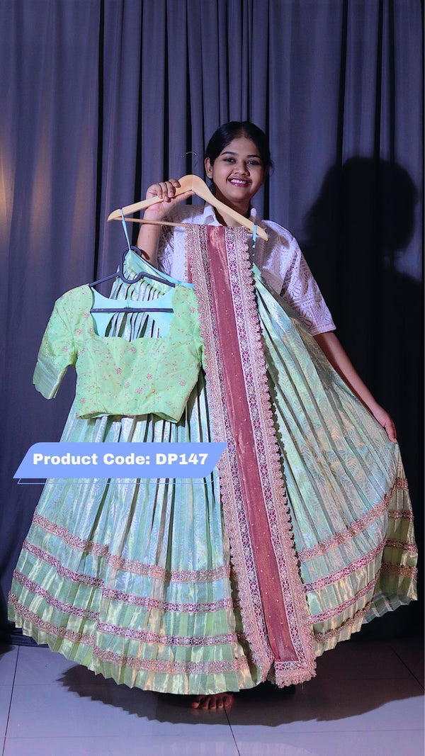 Premium Pattu Ready-Wear Half Saree