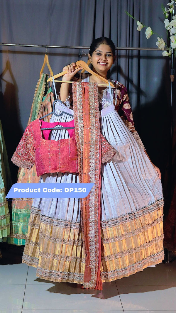 Premium Pattu Ready-Wear Half Saree