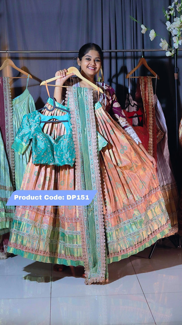 Premium Pattu Ready-Wear Half Saree