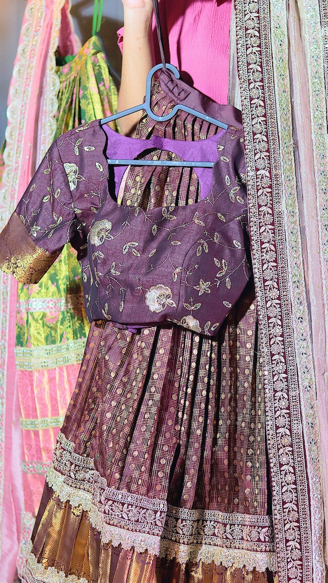 Premium Pattu Ready-Wear Half Saree