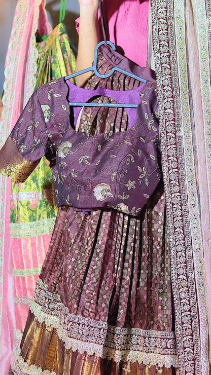 Premium Pattu Ready-Wear Half Saree