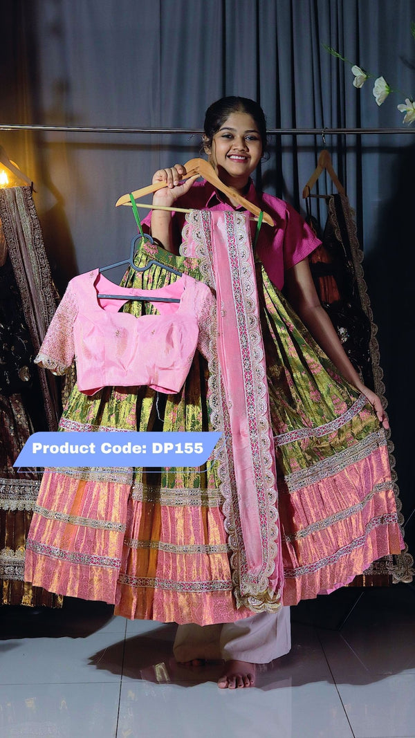 Premium Pattu Ready-Wear Half Saree