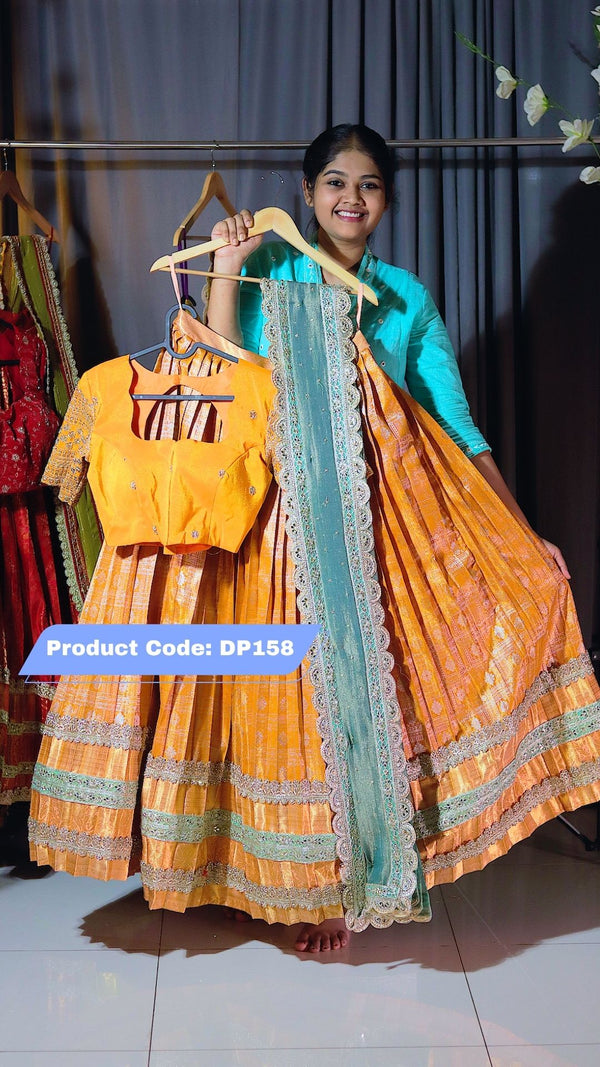 Premium Pattu Ready-Wear Half Saree