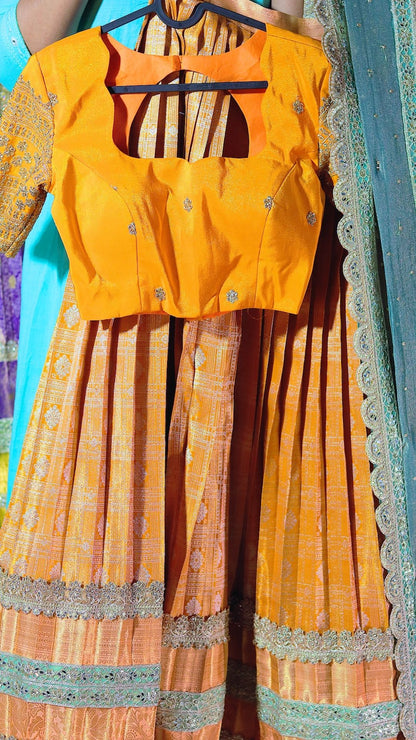 Premium Pattu Ready-Wear Half Saree
