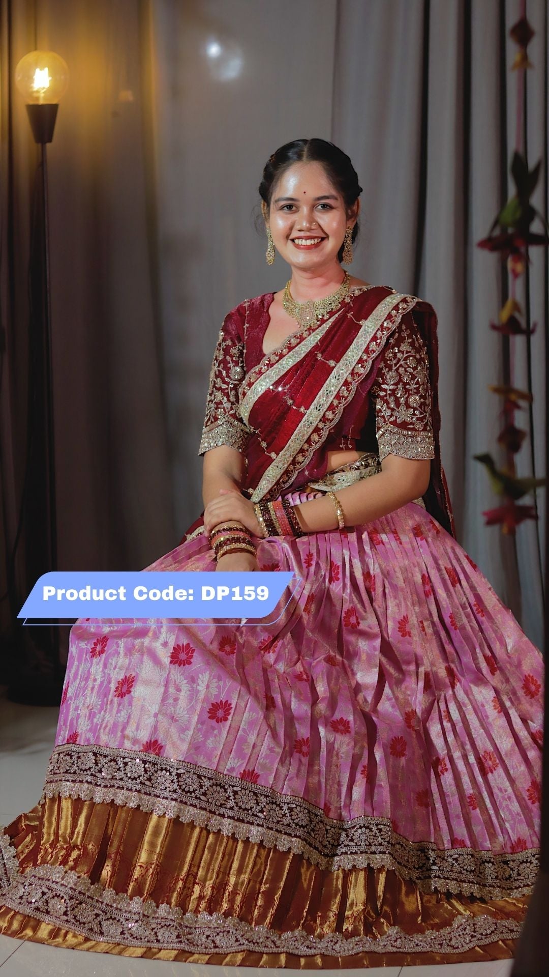 Premium Pattu Ready-Wear Half Saree