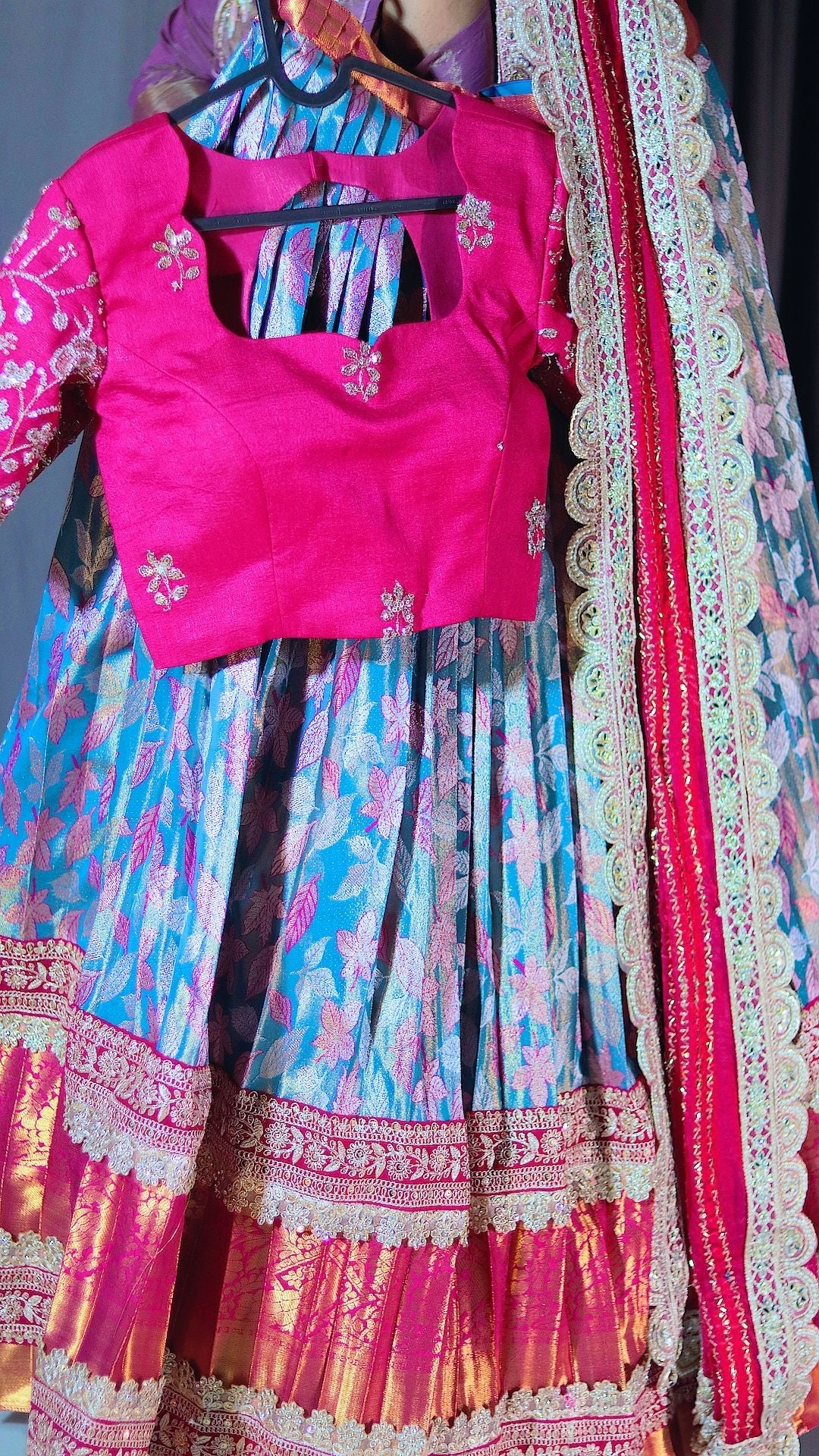 Premium Pattu Ready-Wear Half Saree