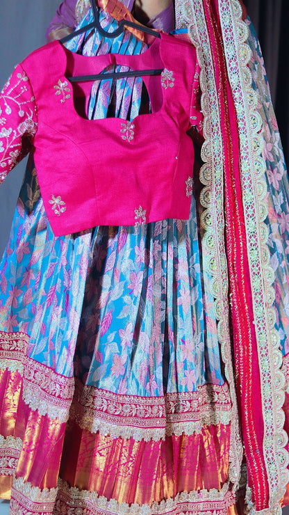 Premium Pattu Ready-Wear Half Saree