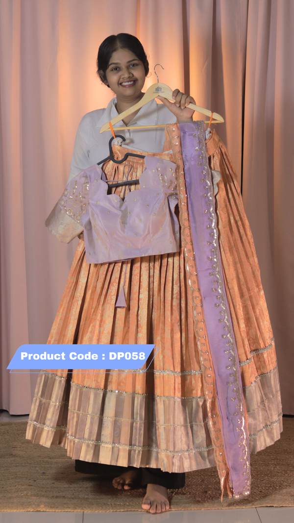 Premium Pattu Ready-Wear Half Saree