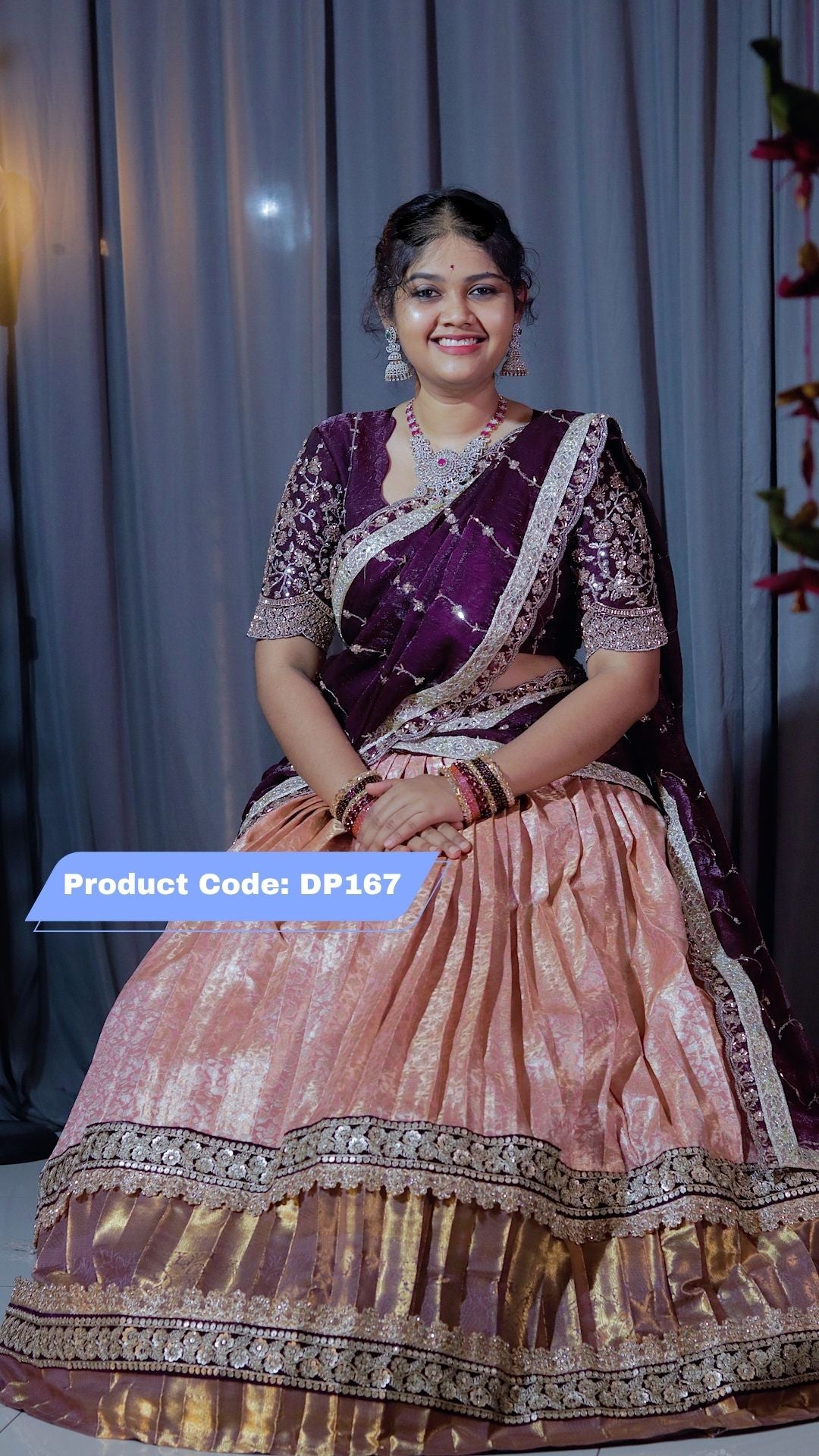 Premium Pattu Ready-Wear Half Saree