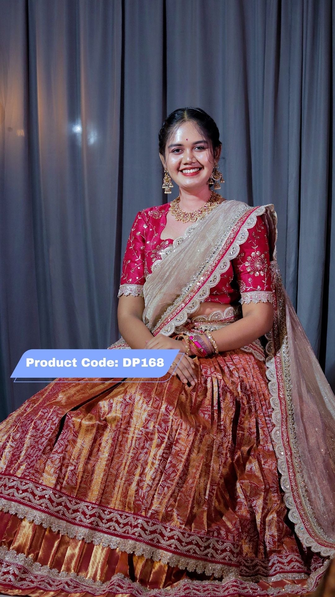 Premium Pattu Ready-Wear Half Saree