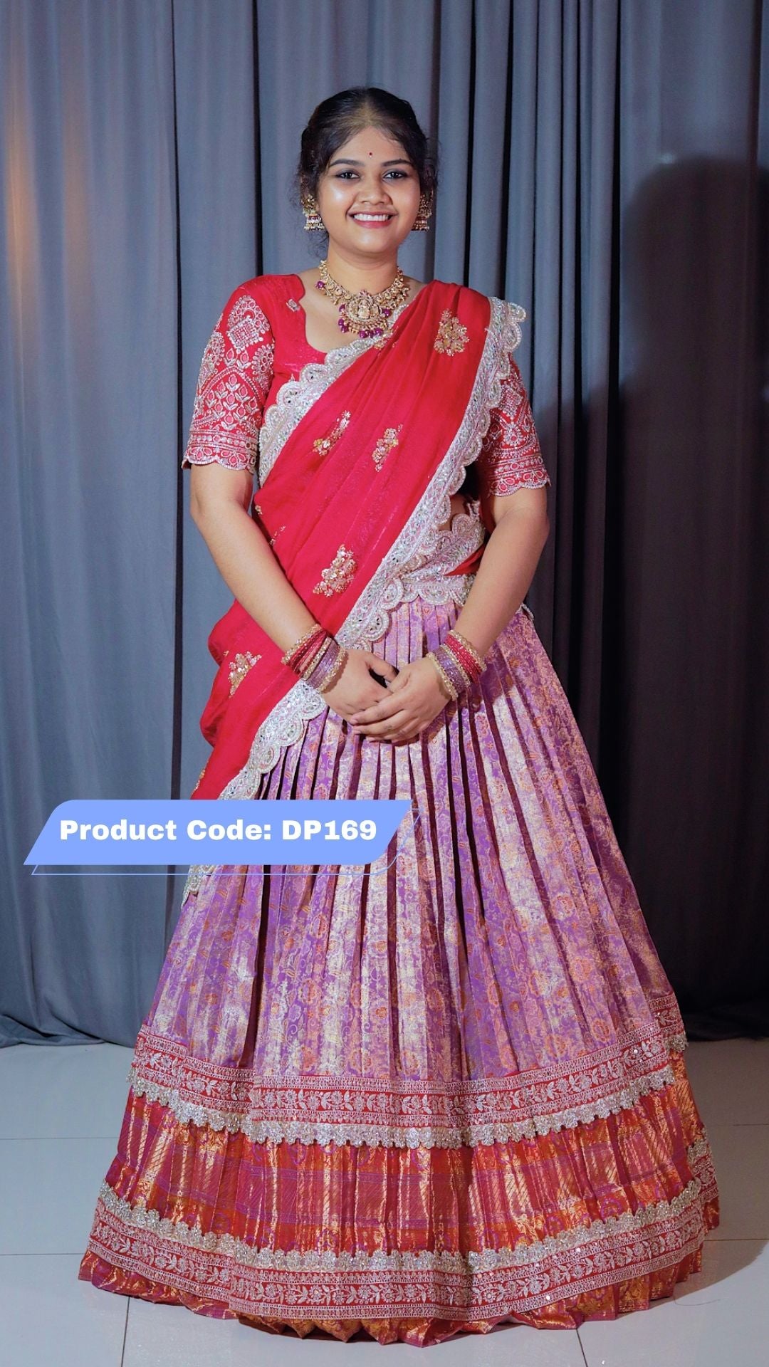 Premium Pattu Ready-Wear Half Saree