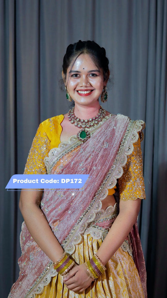 Premium Pattu Ready-Wear Half Saree