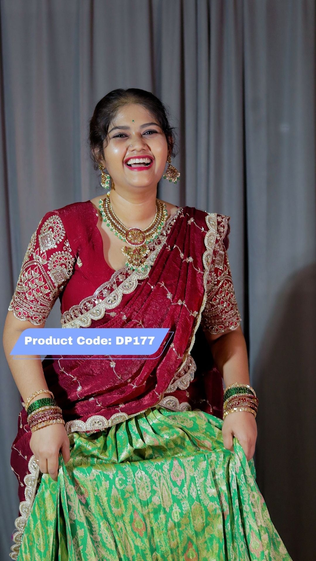 Premium Pattu Ready-Wear Half Saree