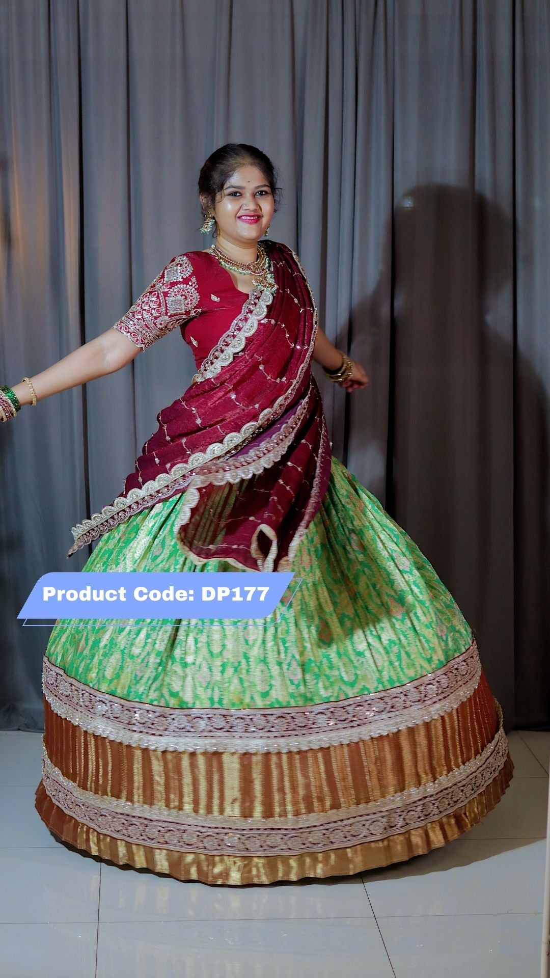 Premium Pattu Ready-Wear Half Saree