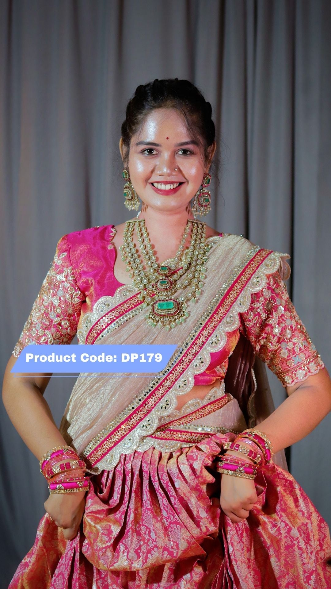 Premium Pattu Ready-Wear Half Saree