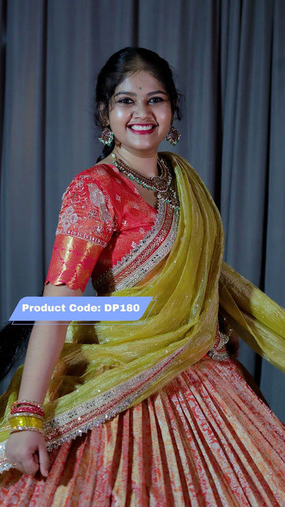 Premium Pattu Ready-Wear Half Saree
