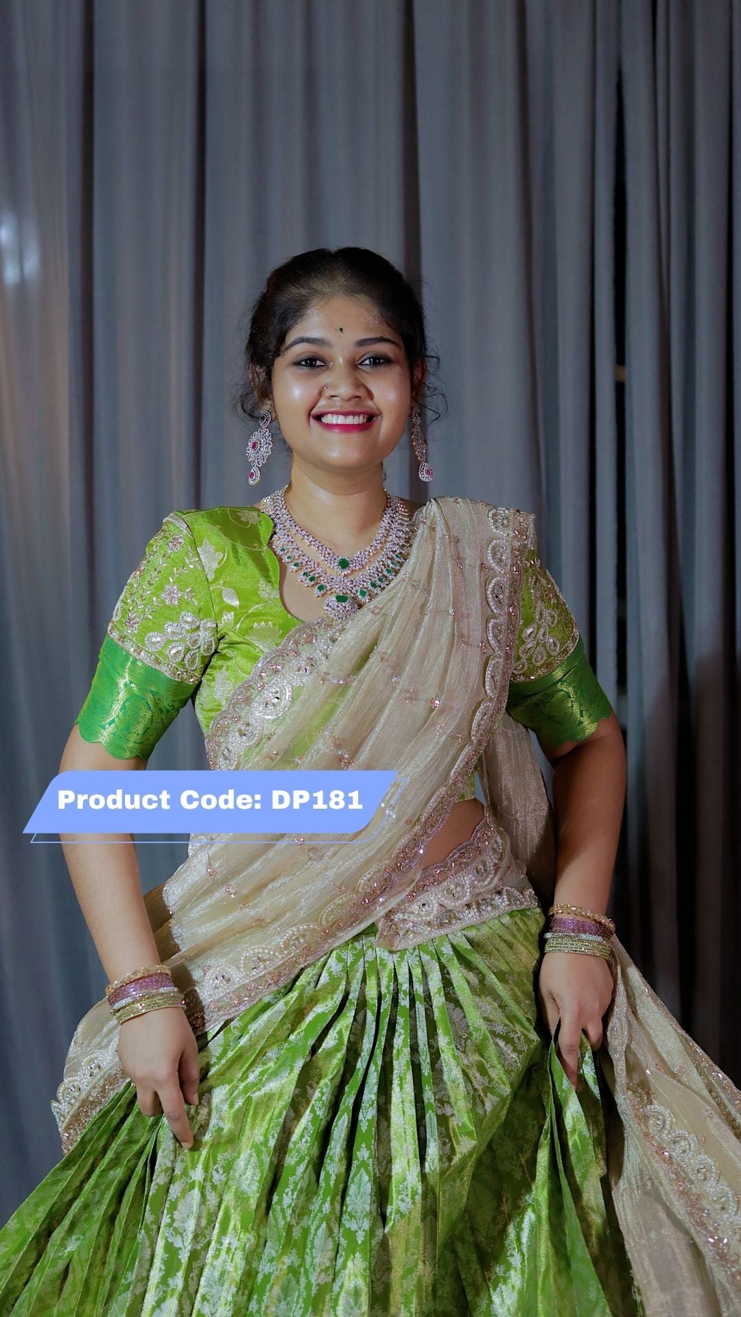 Premium Pattu Ready-Wear Half Saree