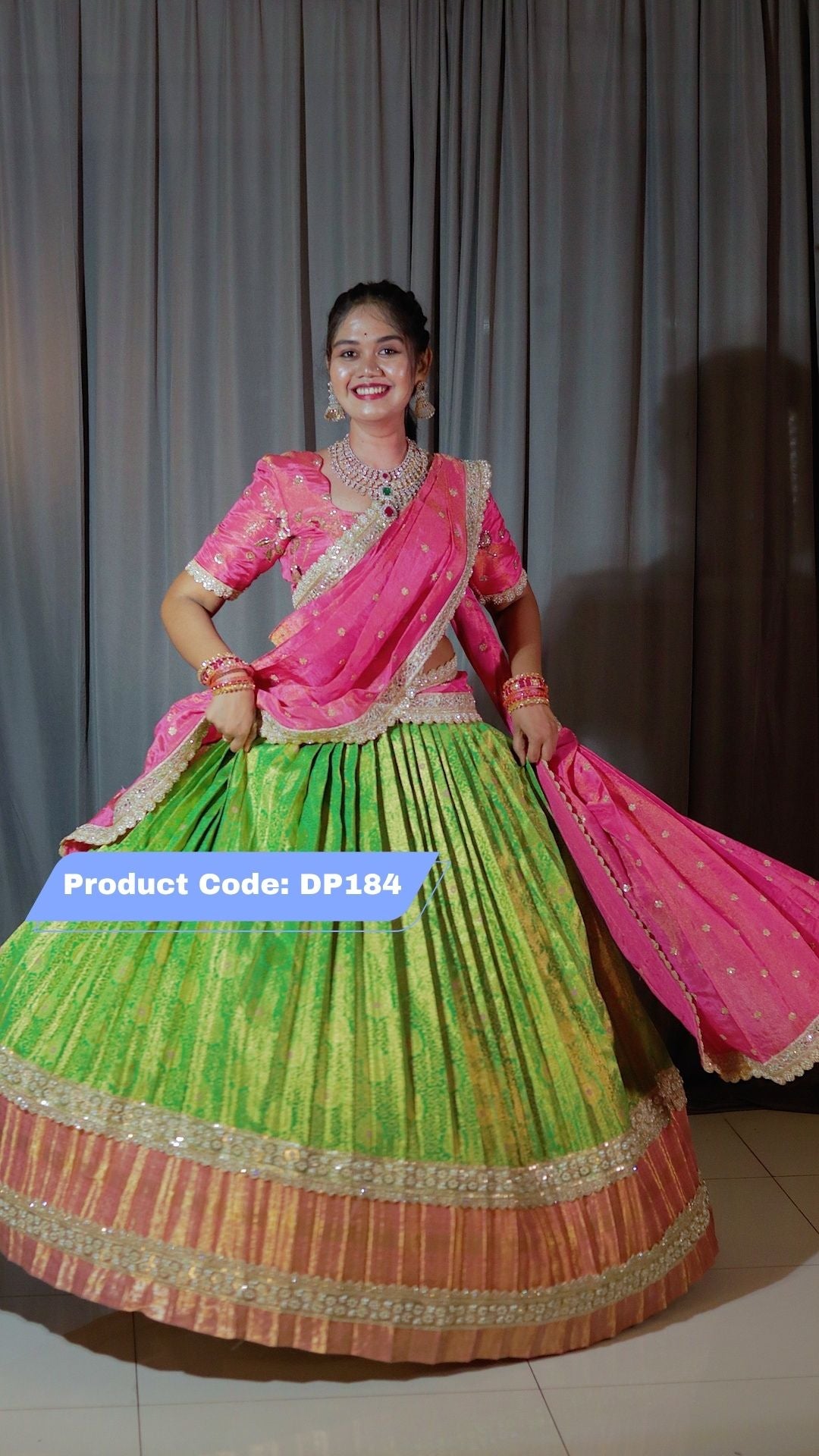 Premium Pattu Ready-Wear Half Saree