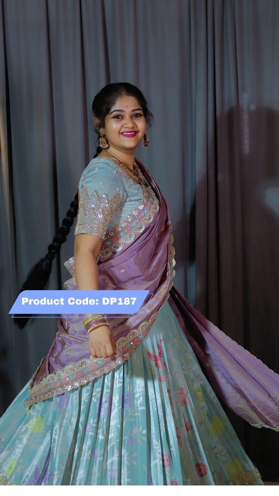 Premium Pattu Ready-Wear Half Saree