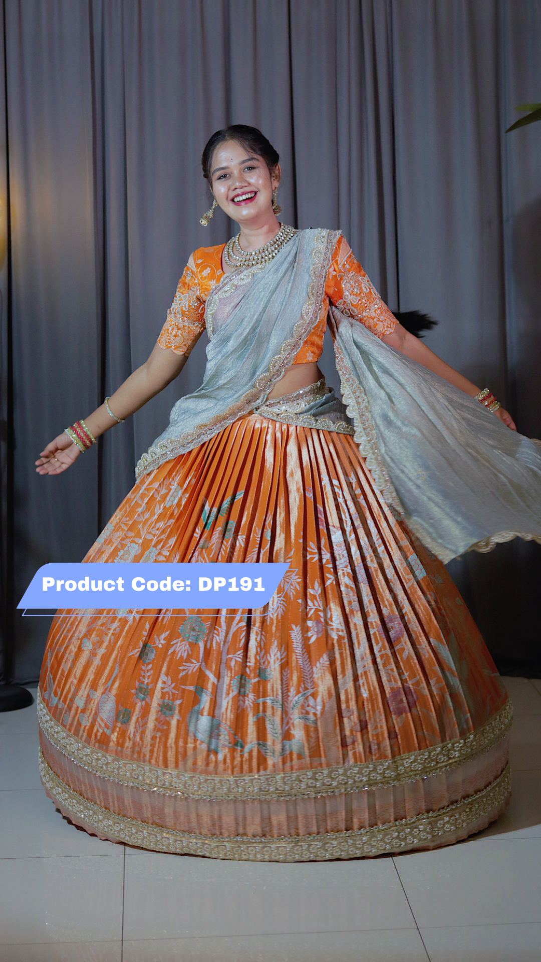 Premium Pattu Ready-Wear Half Saree