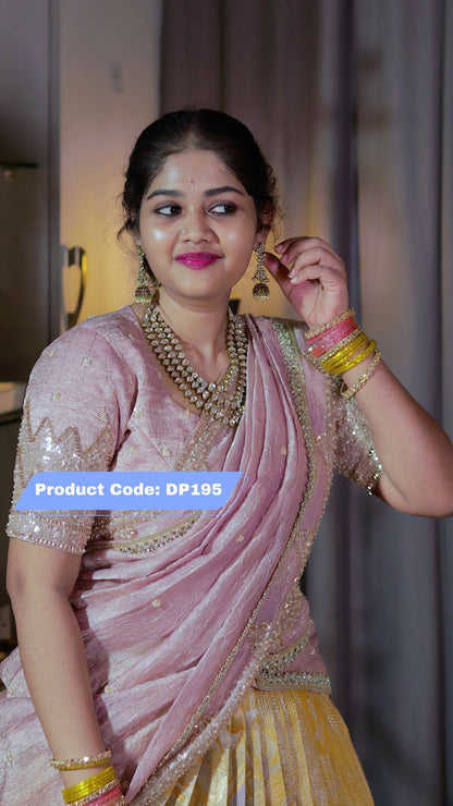 Premium Pattu Ready-Wear Half Saree