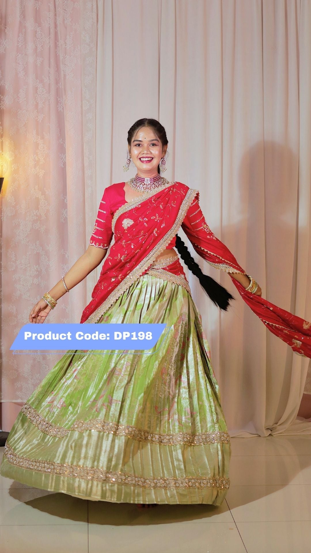 Premium Pattu Ready-Wear Half Saree